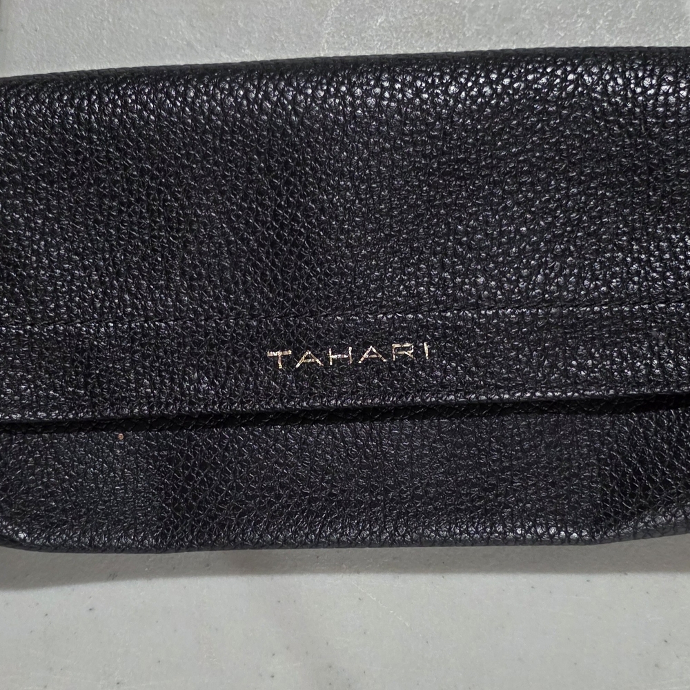 Tahari Black Textured Clutch/Wallet